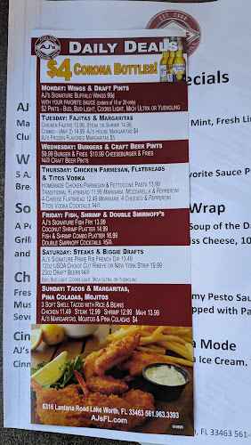 AJ's American Grill - Lake Worth Beach