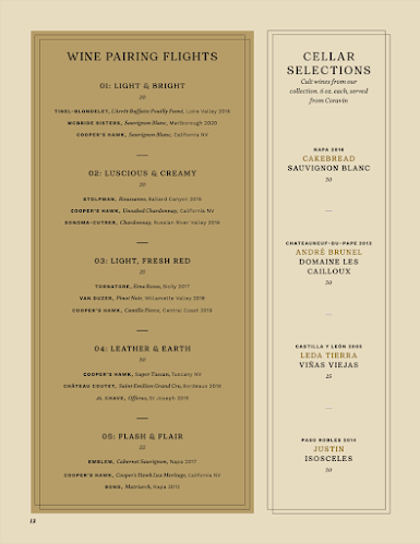 Esquire by Cooper's Hawk - Hospitality and gastronomy