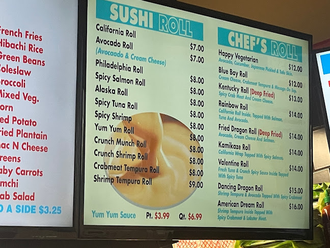 Blue Bay Seafood Sushi Open Times