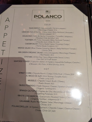 Polanco Modern Mexican Steakhouse Phone number