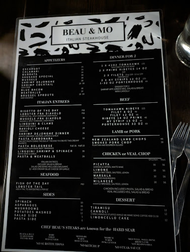 Beau & Mo's Italian Steakhouse - Hospitality and gastronomy