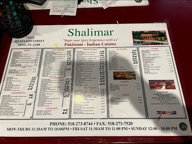 Opinii despre Shalimar în Troy - Hospitality and gastronomy