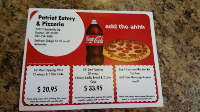 The Patriot Eatery & Pizzeria - Hospitality and gastronomy