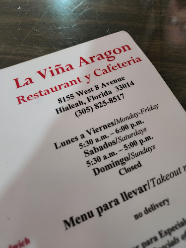 La Viña Aragon Restaurant y Cafeteria - Hialeah