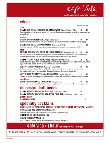 Cafe Vida - Culver City