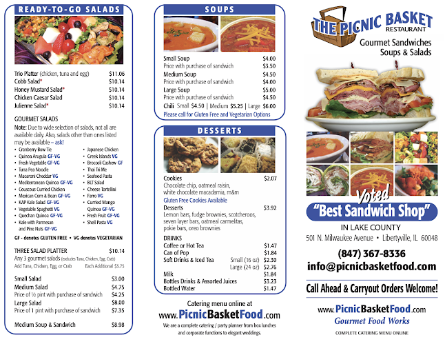 The Picnic Basket Restaurant & Gourmet Food Works Catering - Hospitality and gastronomy