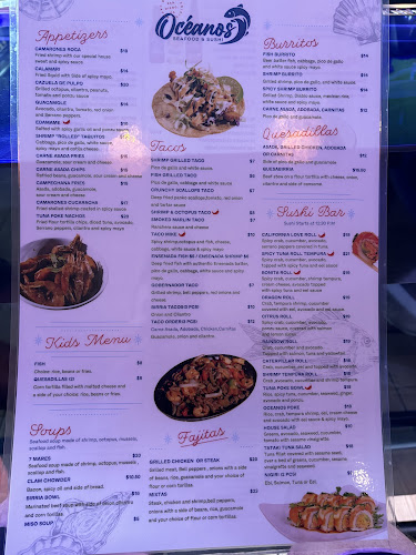 Opinii despre Oceanos Seafood & Sushi în Bonita - Hospitality and gastronomy