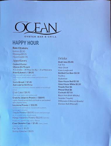 Reviews of Ocean Bar in Fremont - Hospitality and gastronomy