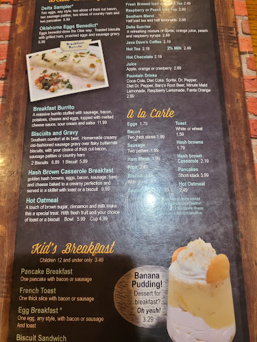 The Delta Cafe Scratch Kitchen Open Times