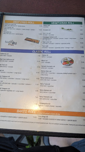 Sushi+Plus Open Times
