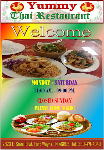 Opinii despre Yummy Thai Restaurant în Fort Wayne - Hospitality and gastronomy