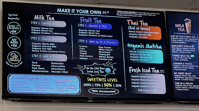 Opinii despre Cup of Cha Tea House în Upland - Hospitality and gastronomy
