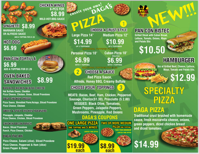 Opinii despre Daga Pizza în Hialeah - Hospitality and gastronomy