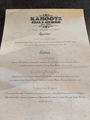 Kahootz Steak & Alehouse - Hospitality and gastronomy