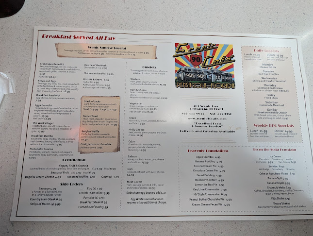 Scenic 90 Cafe Open Times