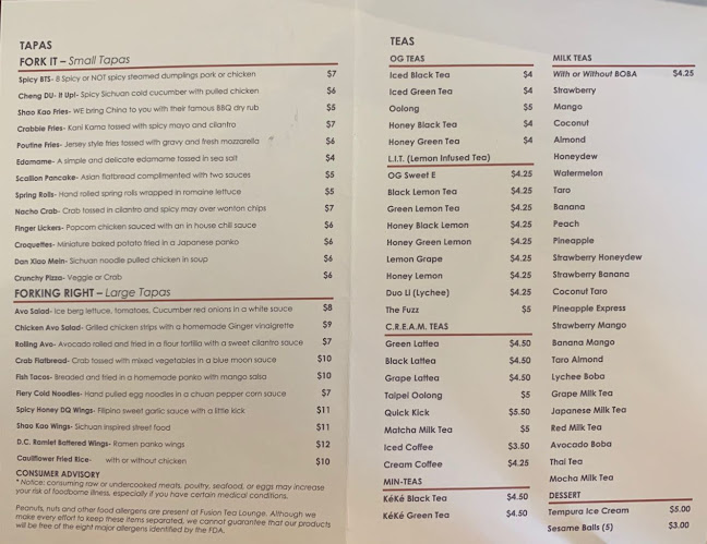 Fusion Tea Lounge - Hospitality and gastronomy
