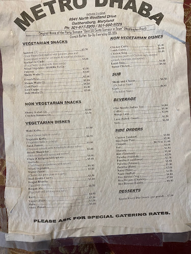 Metro Dhaba - Gaithersburg