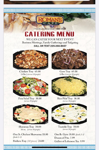 Roman Lebanese Greek Market - Hospitality and gastronomy