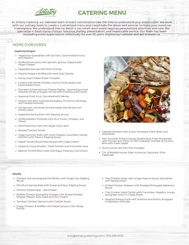 Artistry Catering - Burke Centre