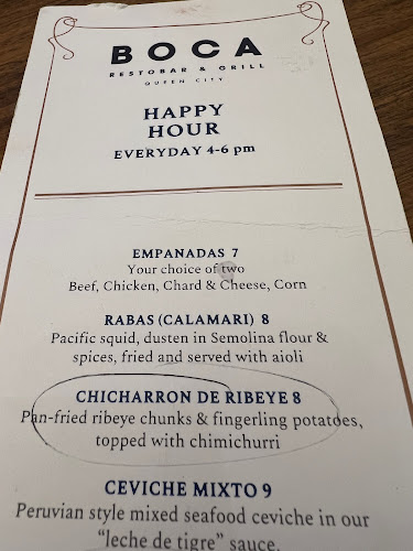 Comentarii opinii despre BOCA Restaurant at Queen City Grill