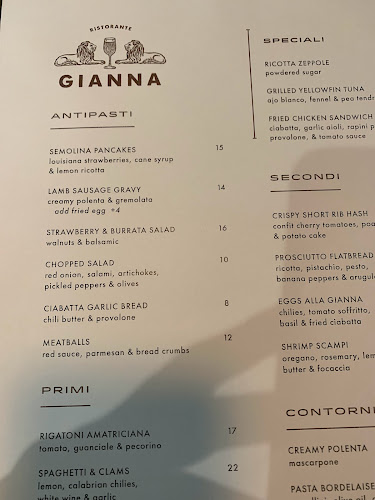 Gianna Restaurant - Hospitality and gastronomy