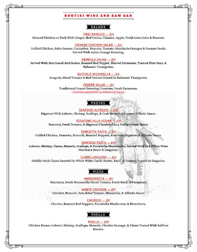 Opinii despre Kontiki Wine & Raw Bar Restaurant în Wellington - Hospitality and gastronomy