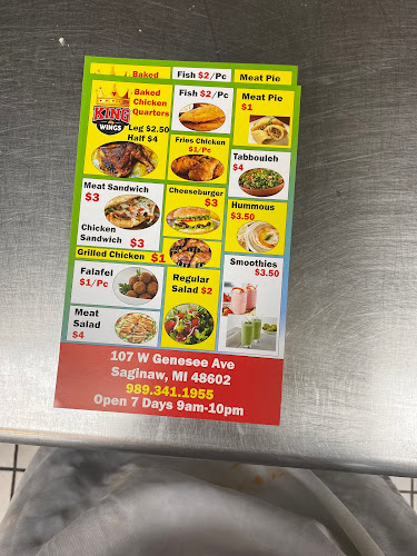 Opinii despre King of wings în Saginaw - Hospitality and gastronomy