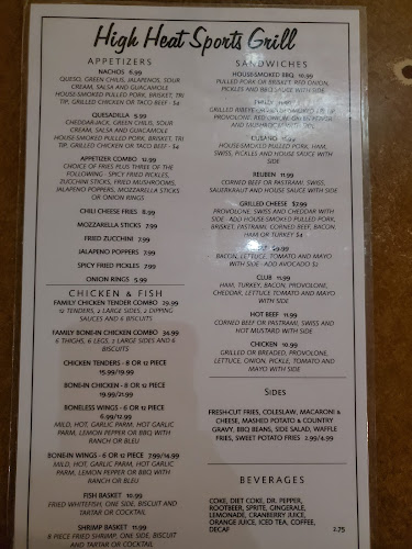 High Heat Sports Grill