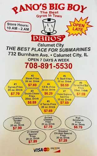 Opinii despre Panos Big Boy în Calumet City - Hospitality and gastronomy