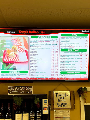 Comentarii opinii despre Tony's Italian Deli