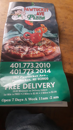 Pawtucket Avenue pizza - Hospitality and gastronomy