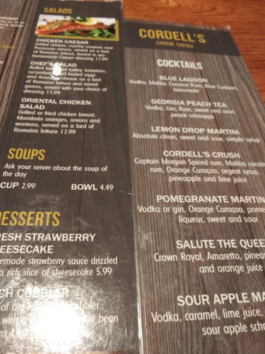 Opinii despre Cordell's Restaurant & Bar în Alpharetta - Hospitality and gastronomy