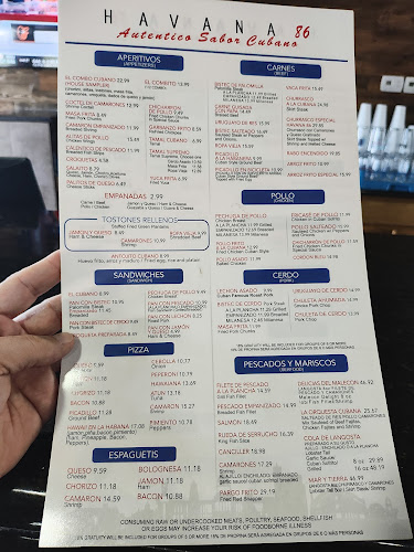 HAVANA 86 - Authentic Cuban Flavor - Tampa